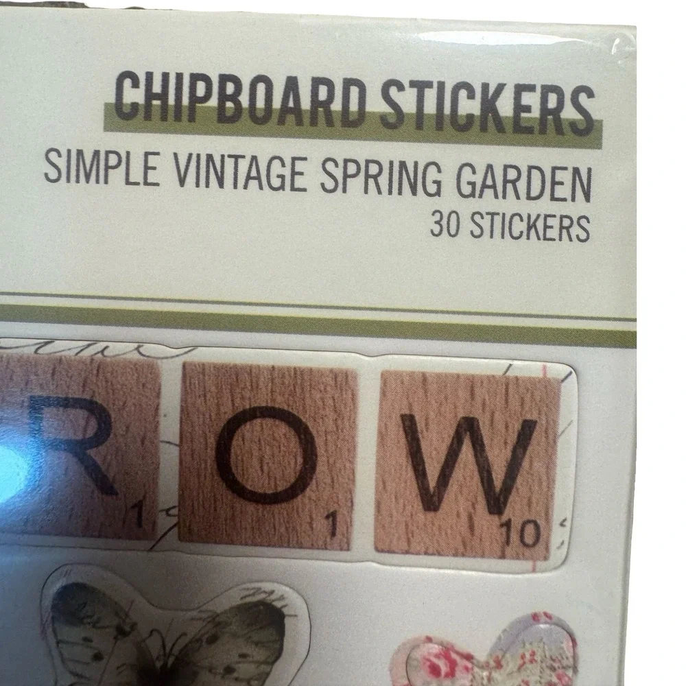 Simple Stories Simple Vintage Spring Garden Bundle OS Multicolor Floral Bits NWT